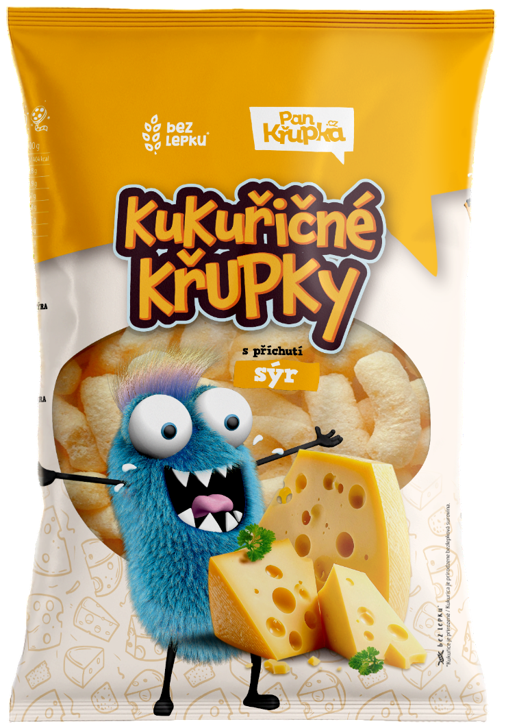 Pan Křupka Křupky s příchutí sýra