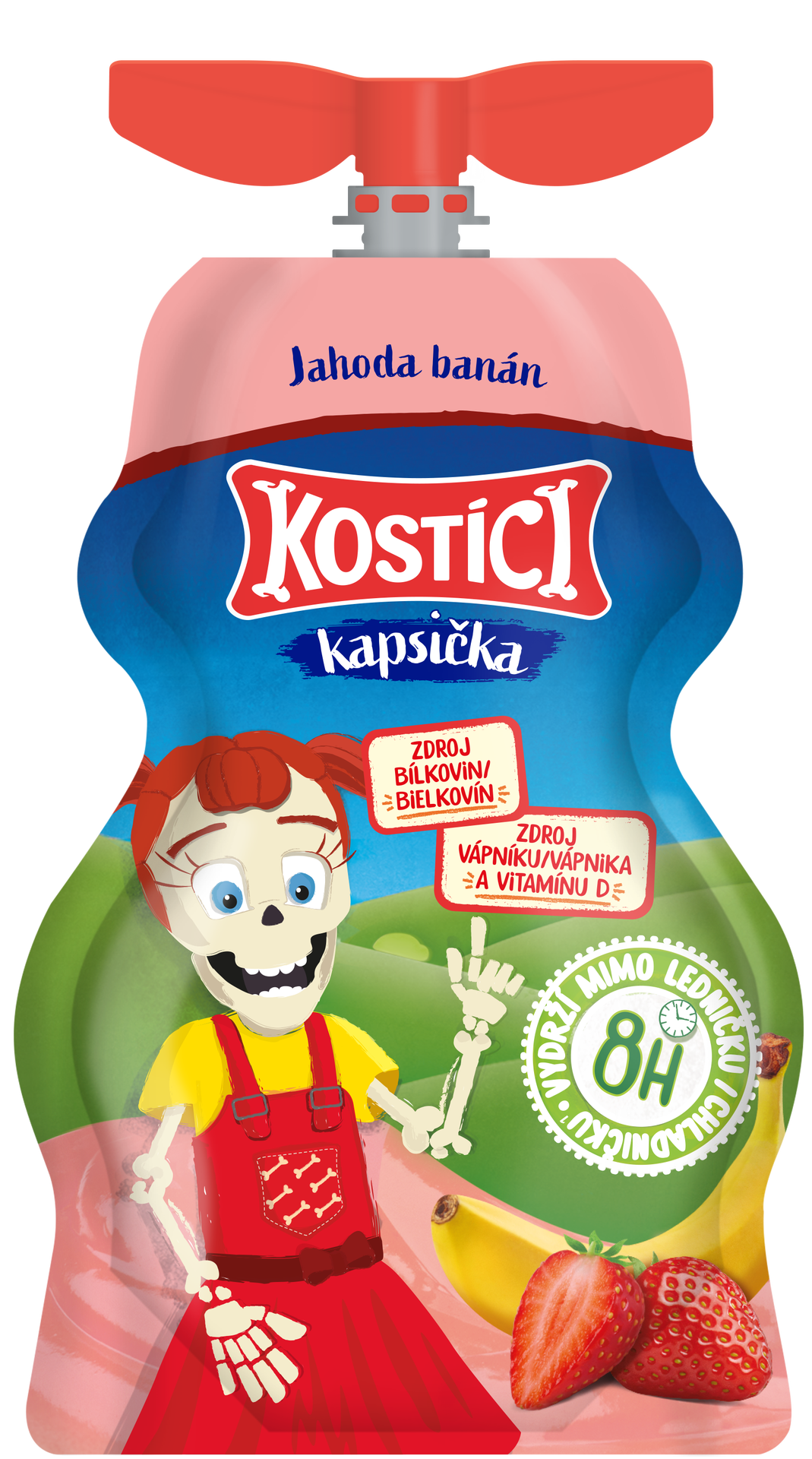 Kostíci Kapsička Jahoda a banán