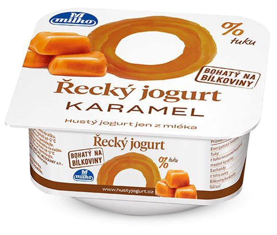 Milko Řecký jogurt 0% karamel