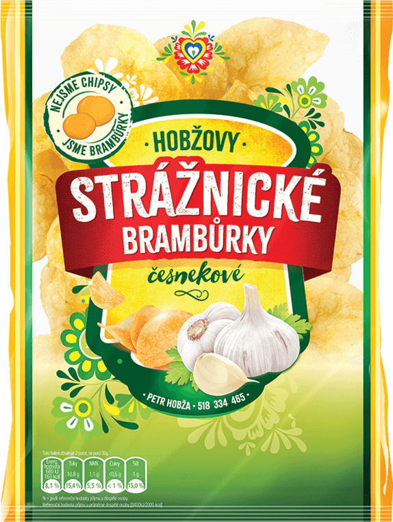 Strážnické Brambůrky Česnekové