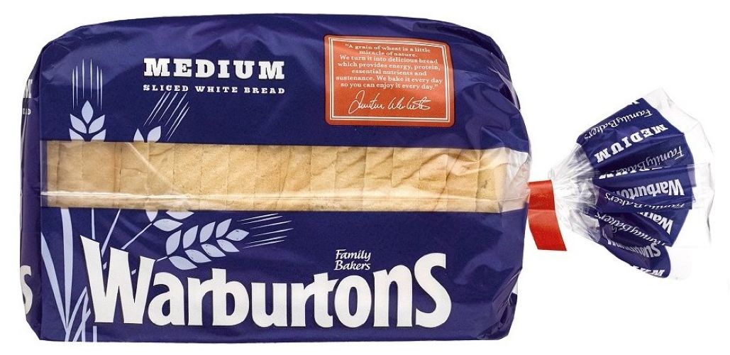 Warburtons Toustový chléb světlý střední