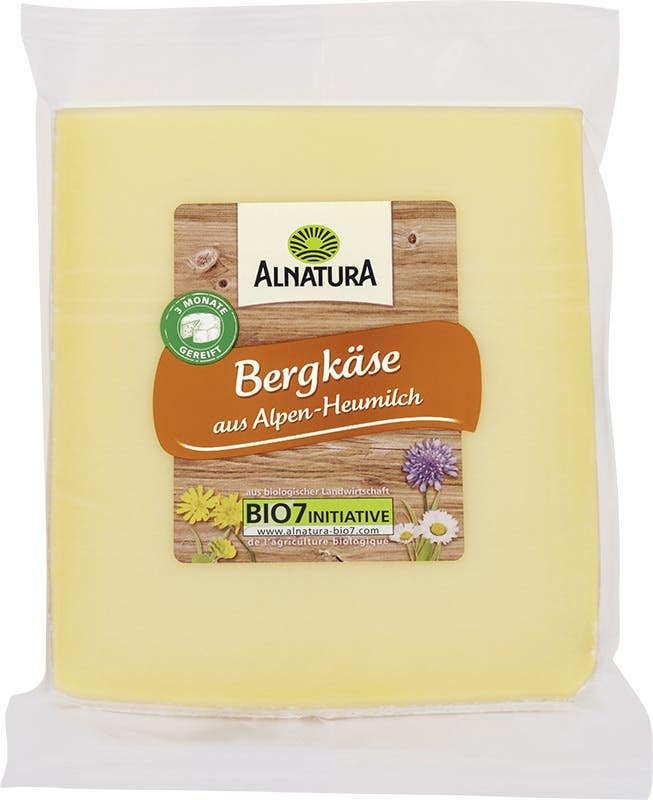 ALNATURA BIO Bergkäse Sýr horský alpský bloček