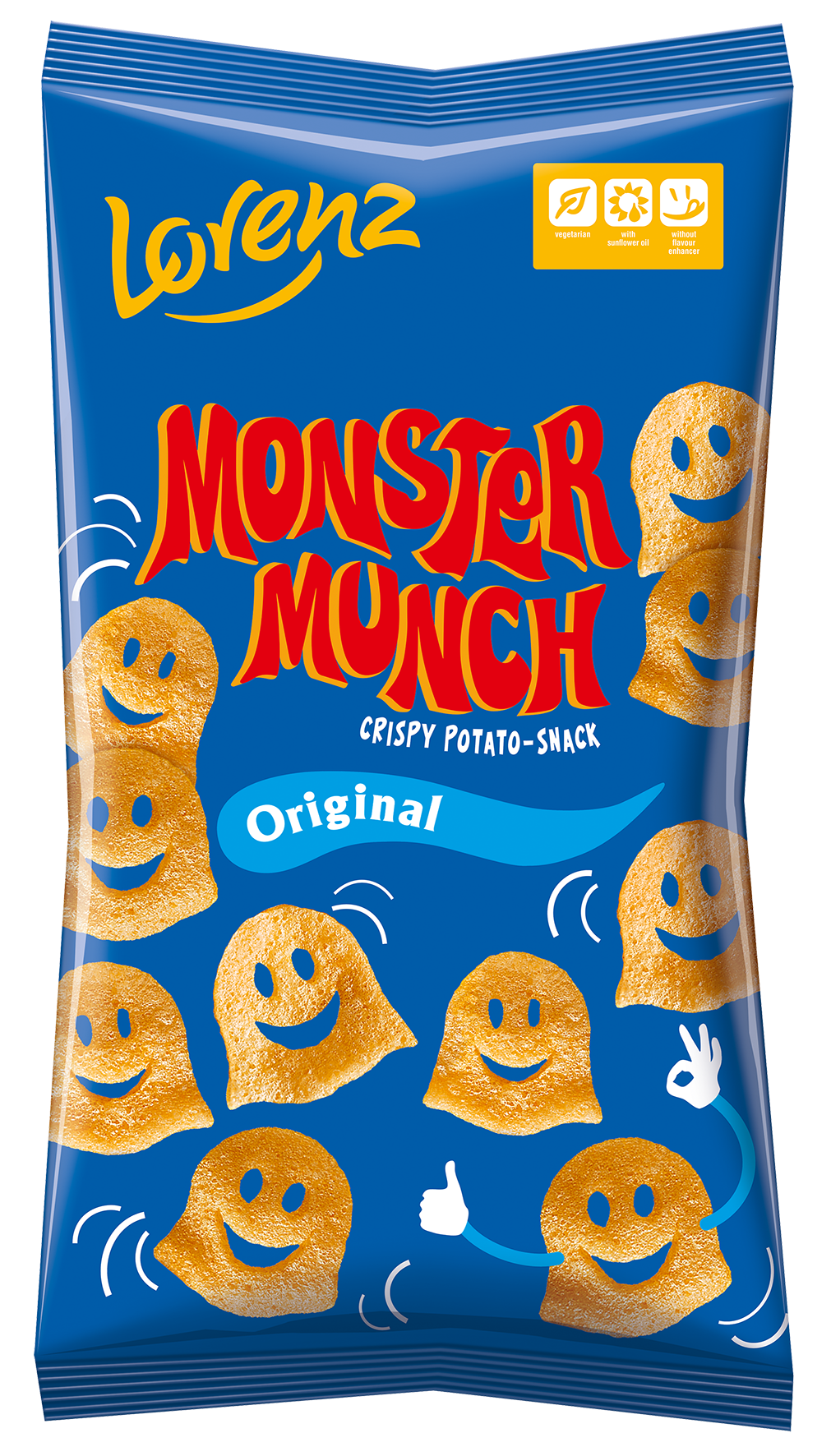 Lorenz Monster Munch lupínky z bramborového těsta solené