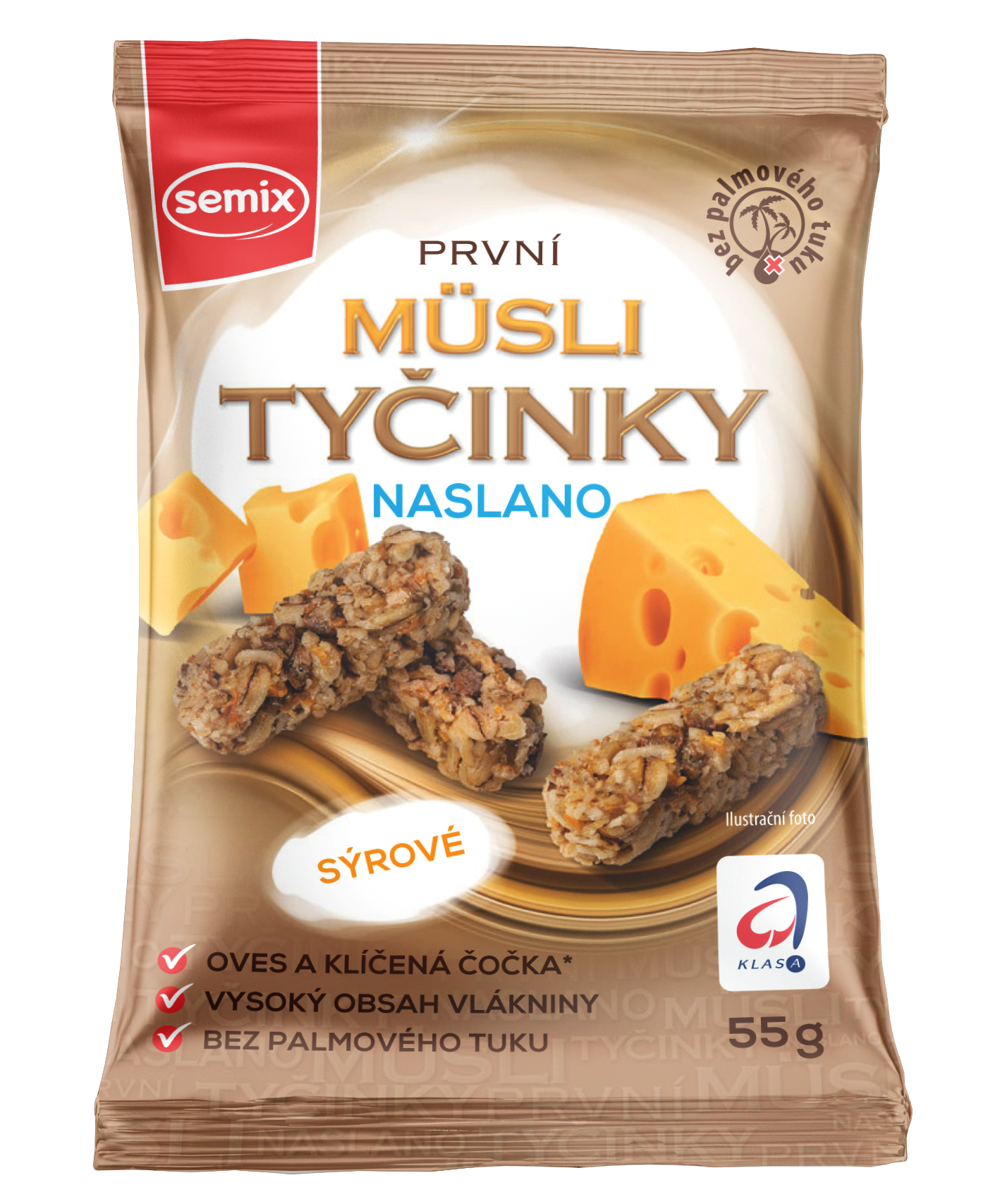 Semix Müsli tyčinky naslano Sýrové bez lepku
