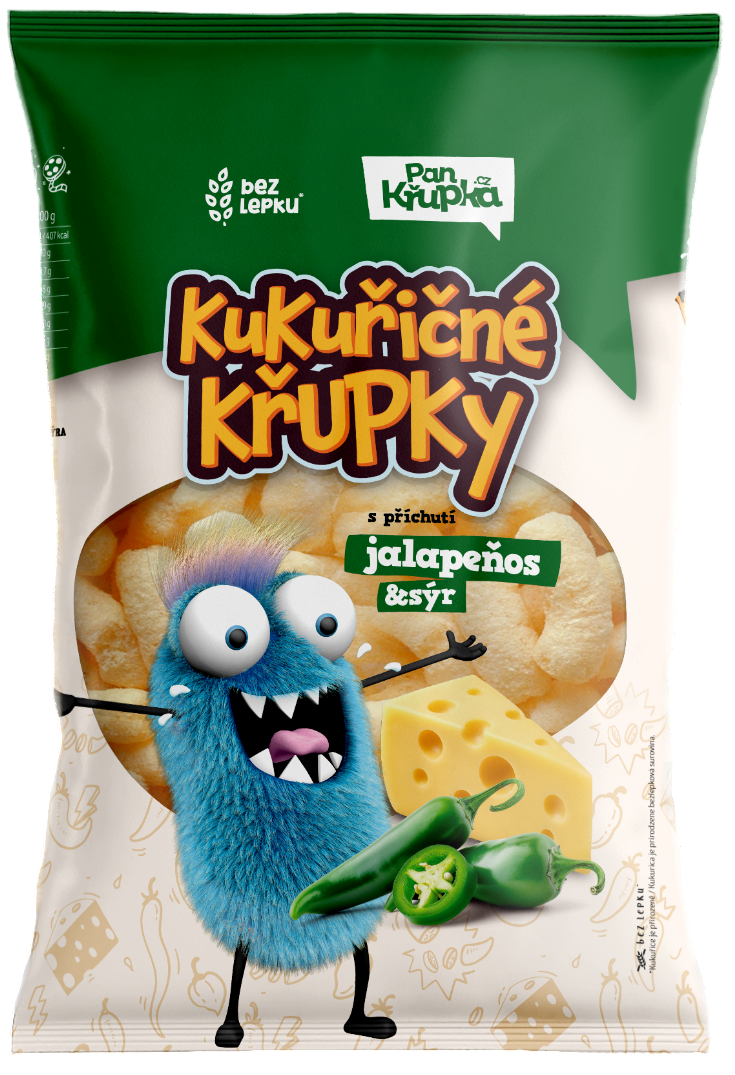 Pan Křupka Křupky s jalapeno a sýrem