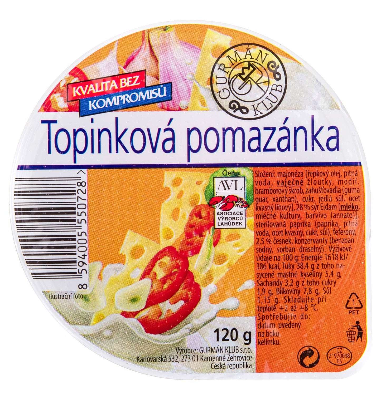 Gurmán Klub Topinková pomazánka