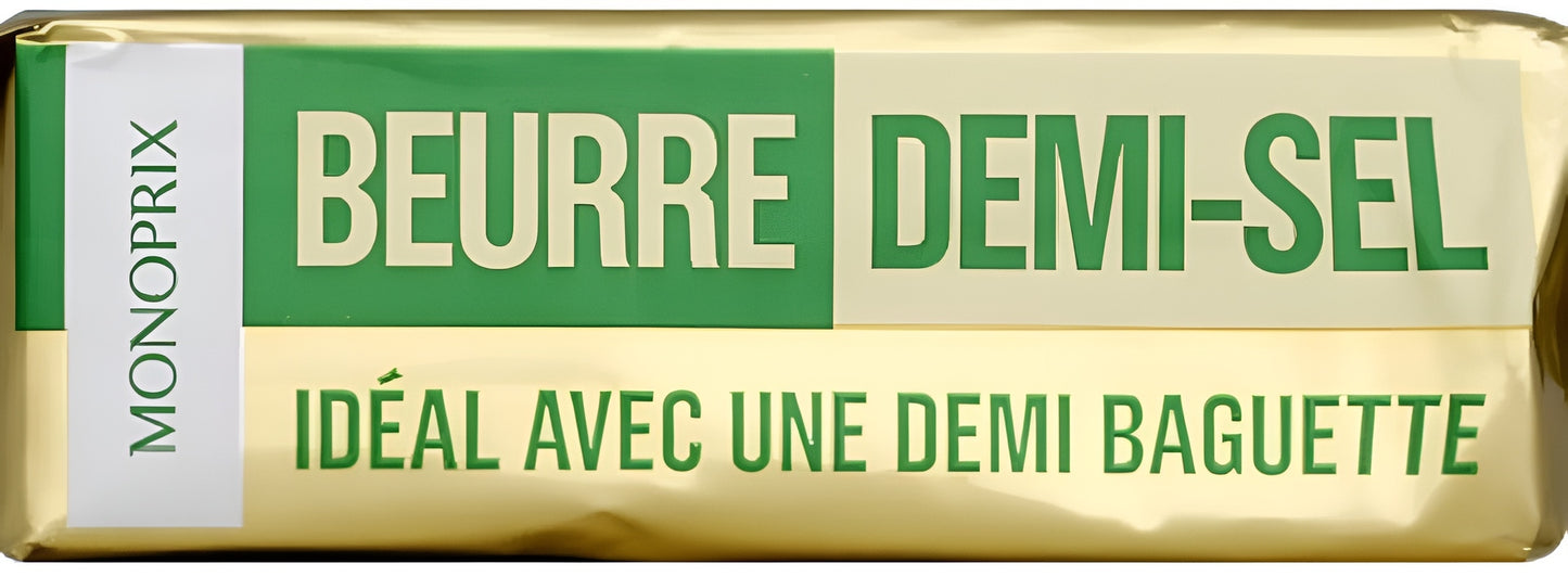 Monoprix Máslo se solí