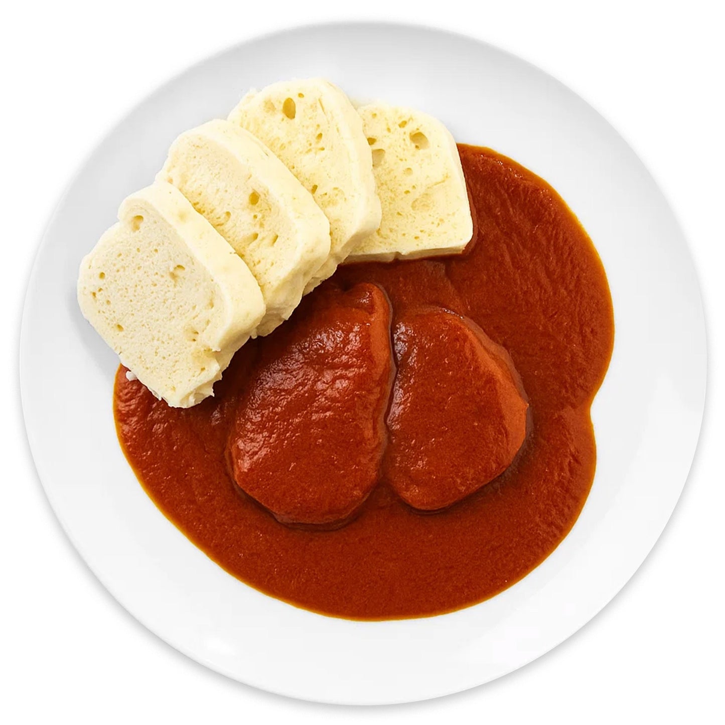 Authentic Rajská hovězí pečeně s houskovým knedlíkem