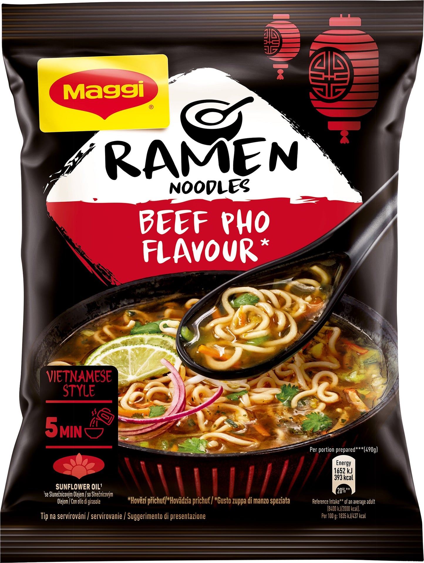 Maggi Ramen Nudle Hovězí Pho