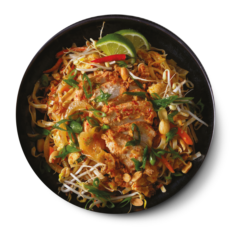 Authentic Pad Thai s kuřecím masem