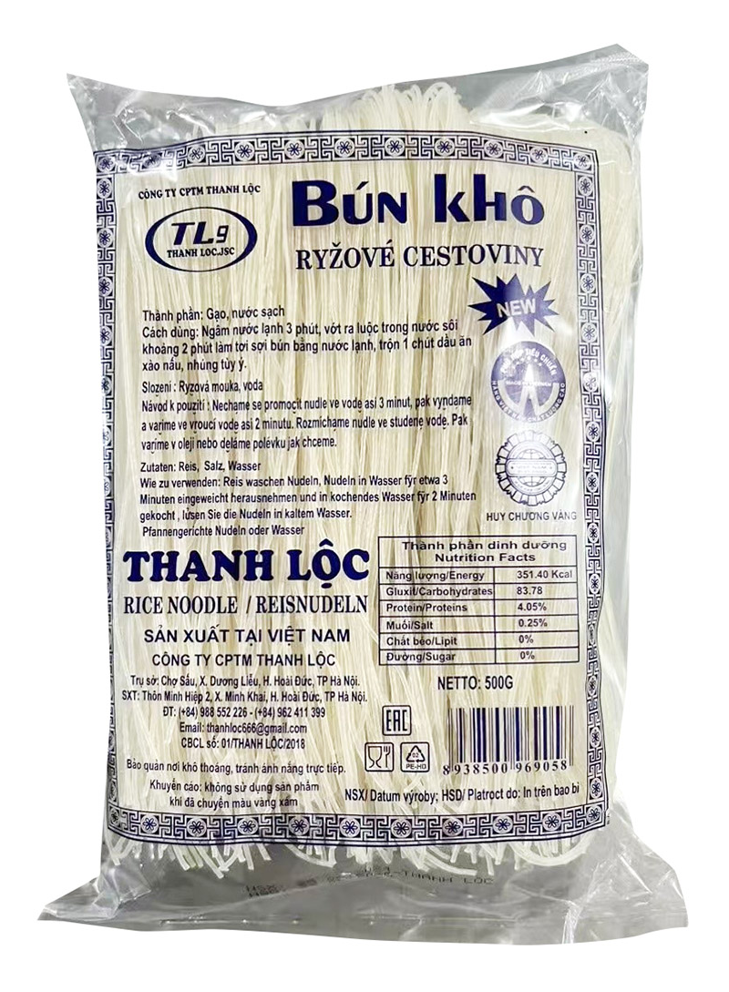 Thanh loc Rýžové nudle, vlasové