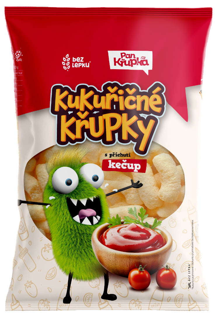 Pan Křupka Křupky s příchutí kečupu