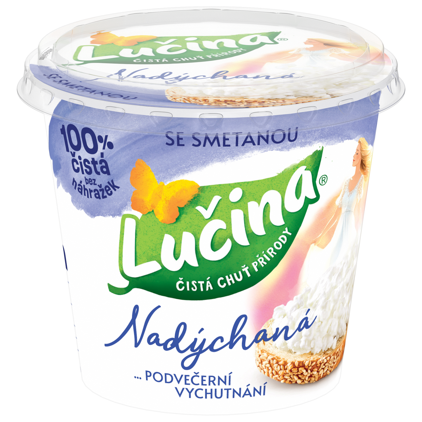 Lučina Nadýchaná se smetanou