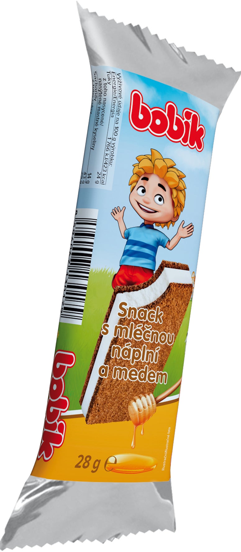 Bobík Řez s mléčnou náplní a medem