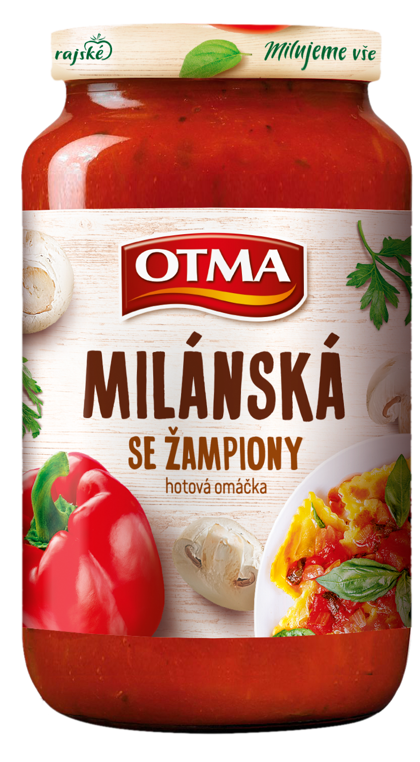 Otma Milánská se žampiony