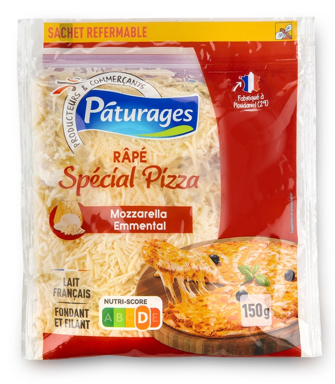 Pâturages Strouhaný sýr na pizzu