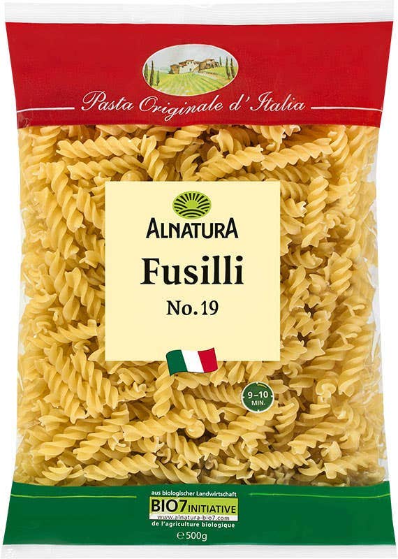 ALNATURA BIO Fusili/vřetena semolinové těstoviny