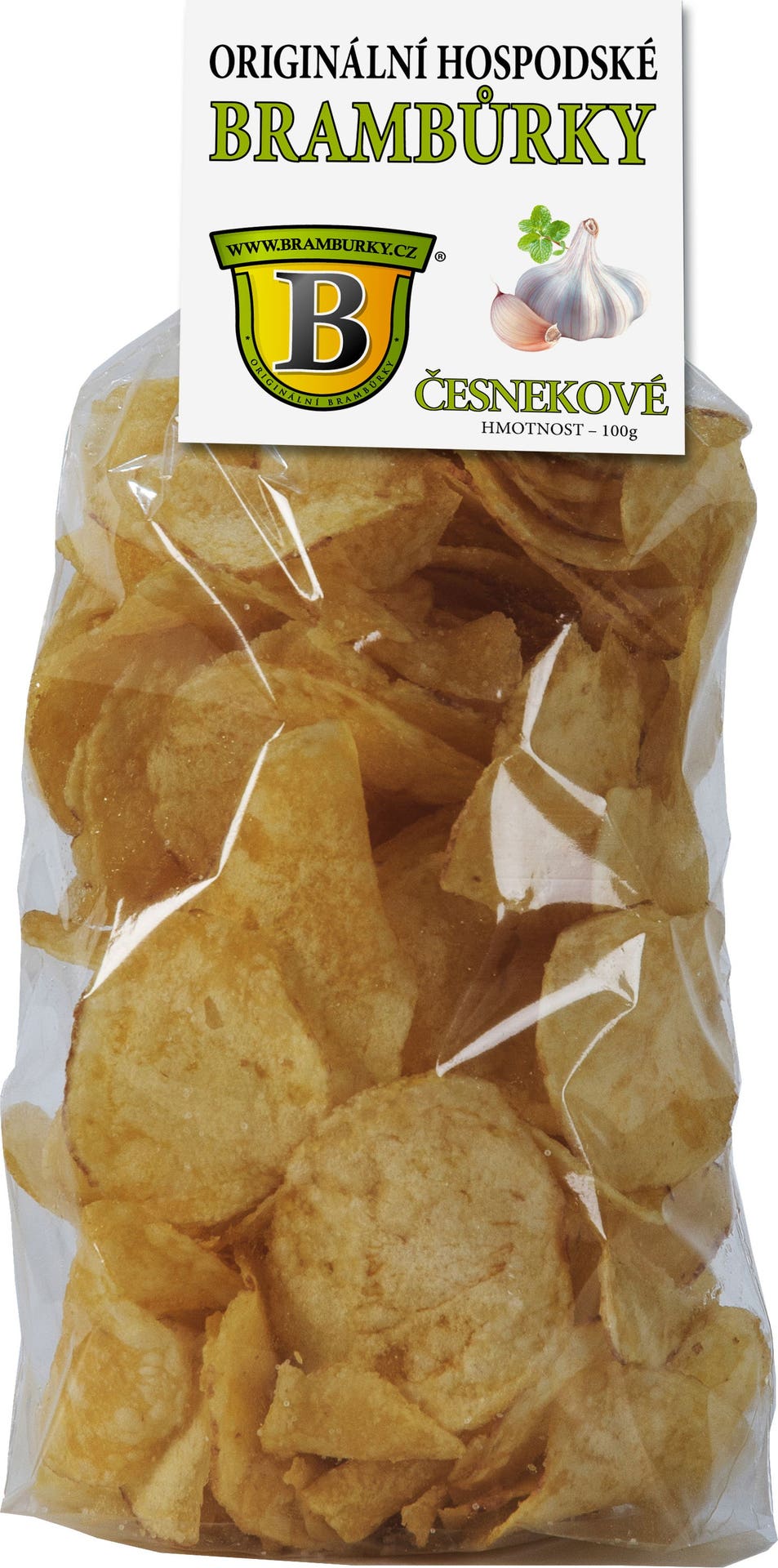 Originální hospodské brambůrky česnek