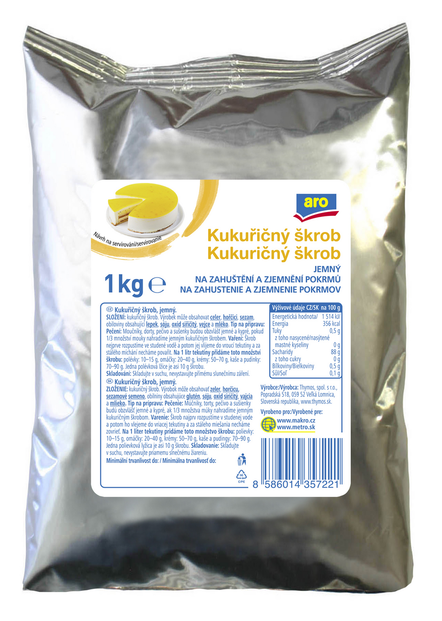 ARO Škrob kukuřičný jemný