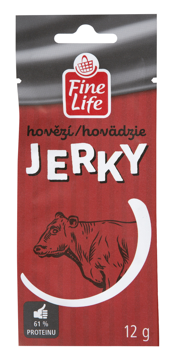 Fine Life Jerky hovězí natural