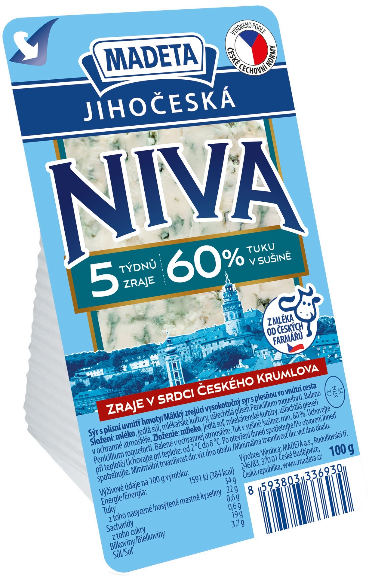 Madeta Jihočeská Niva 60%