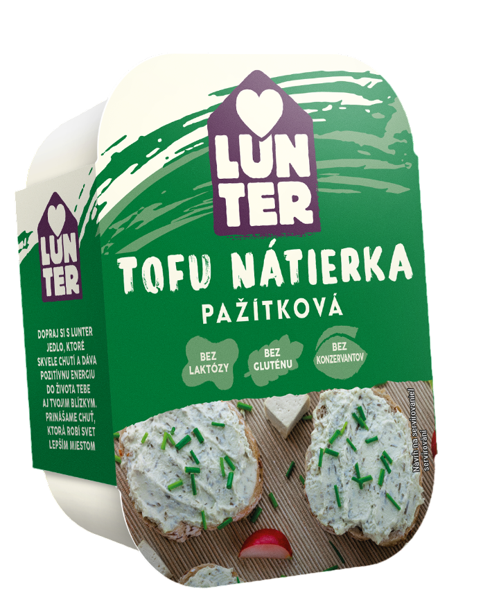 Lunter Tofu krémová pomazánka s pažitkou
