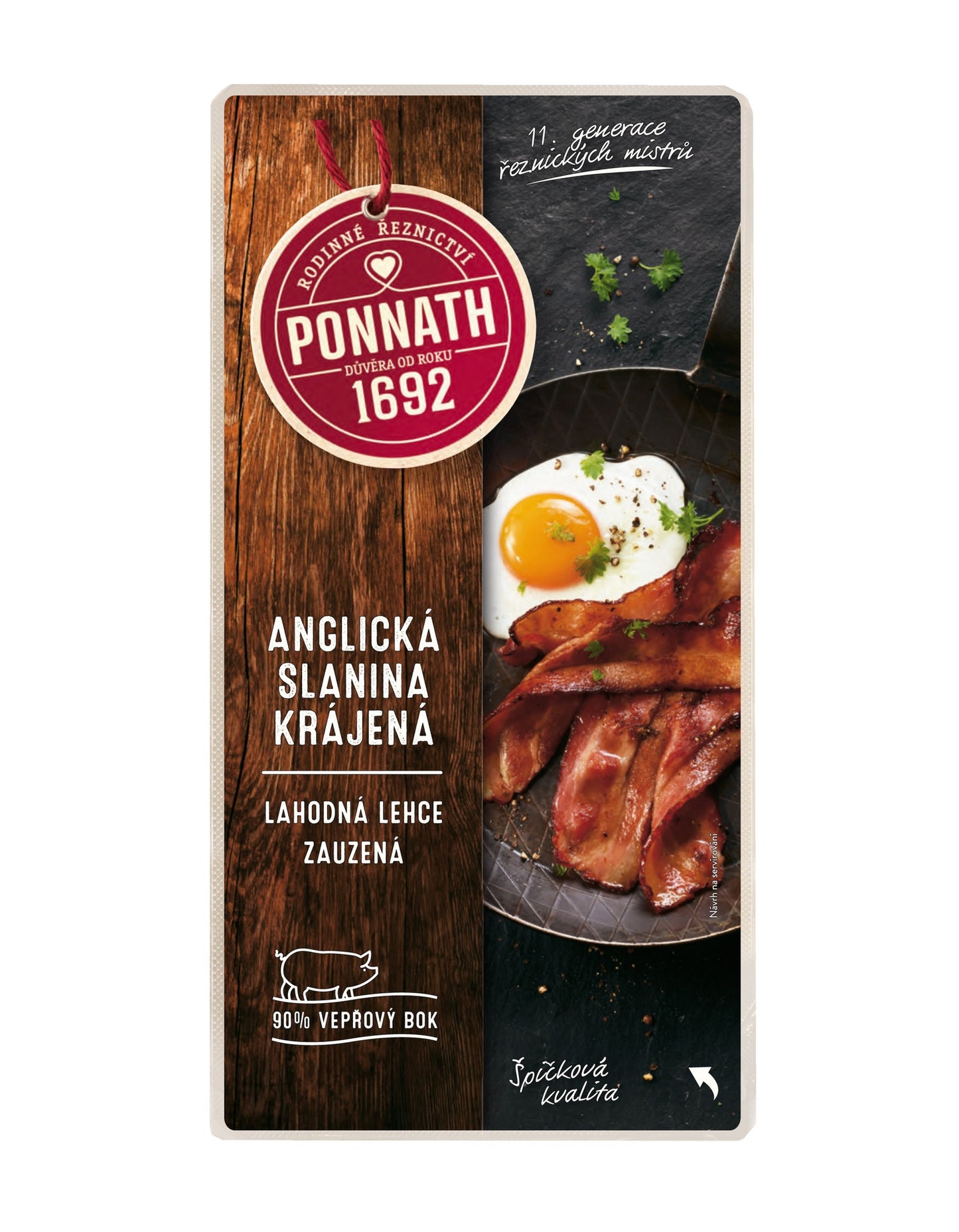 Ponnath Anglická slanina krájená