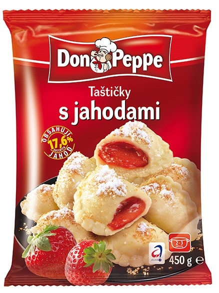 Don Peppe Taštičky s jahodami