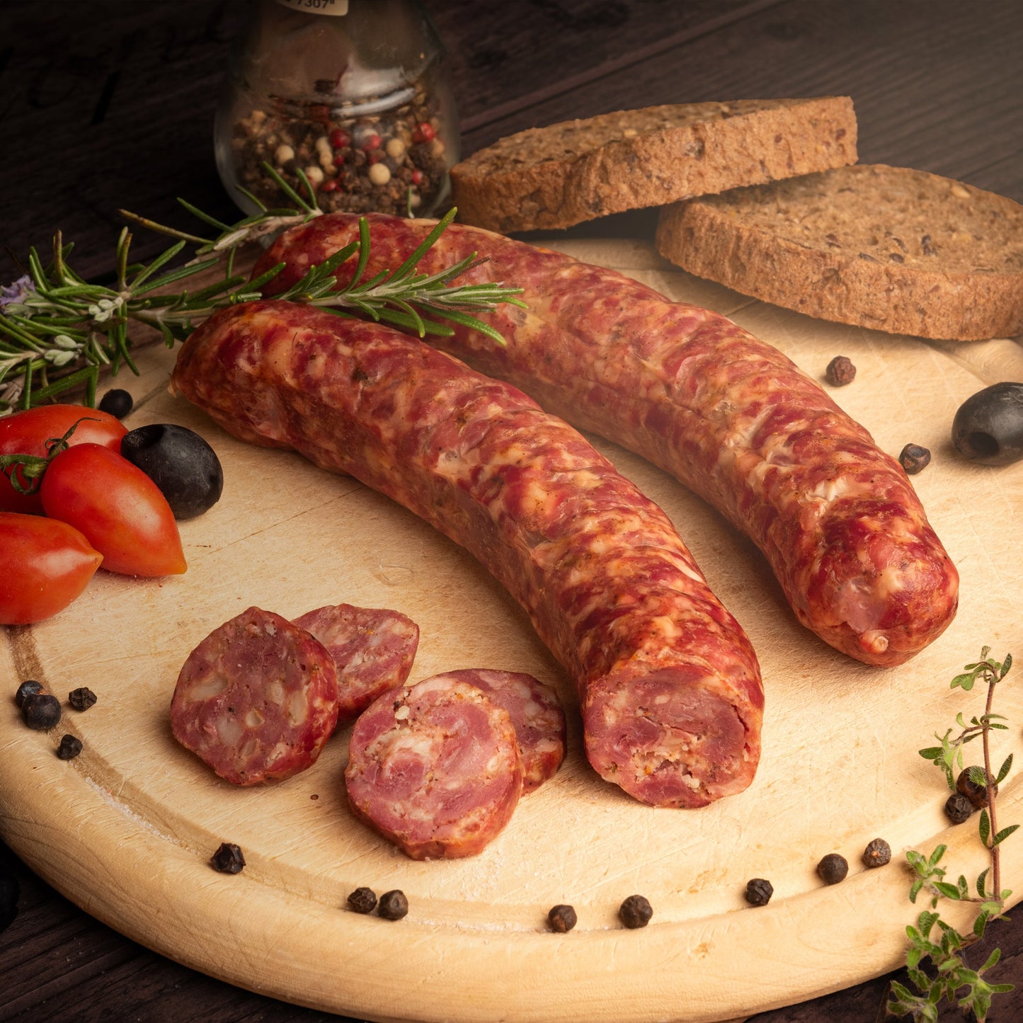 Authentic Zvěřinové klobásy se sýrem Gouda