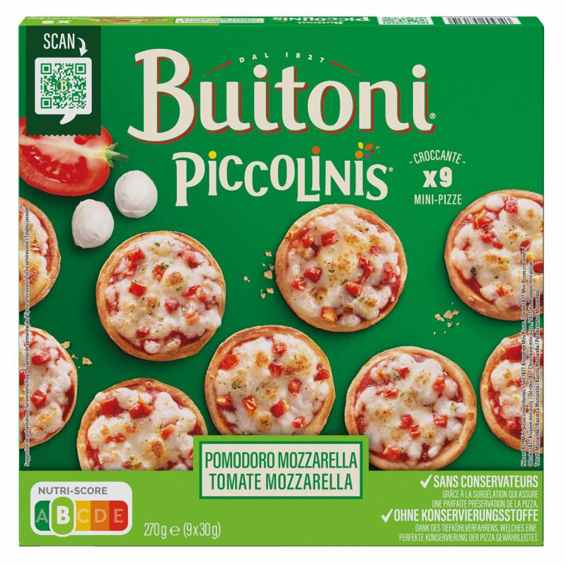 Buitoni Piccolinis Pomodoro Mozzarella 9x30g