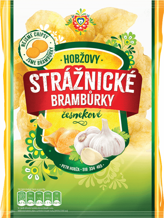 Strážnické Brambůrky Česnekové