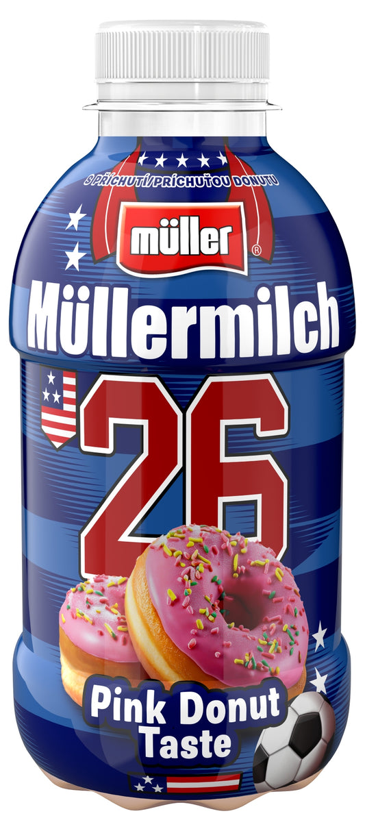 Müllermilch Football Edition Pink Donut