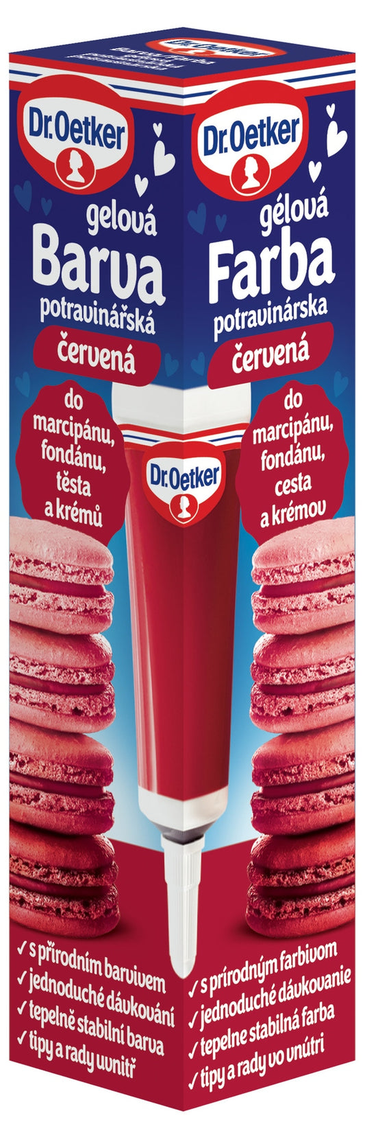 Dr. Oetker Barva potravinářská červená gelová