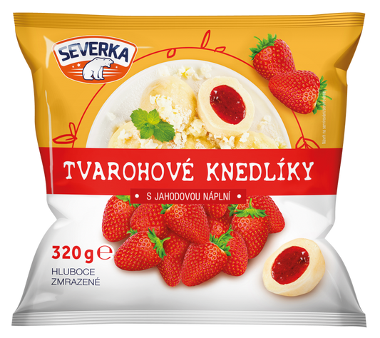 Severka Tvarohové knedlíky jahodové