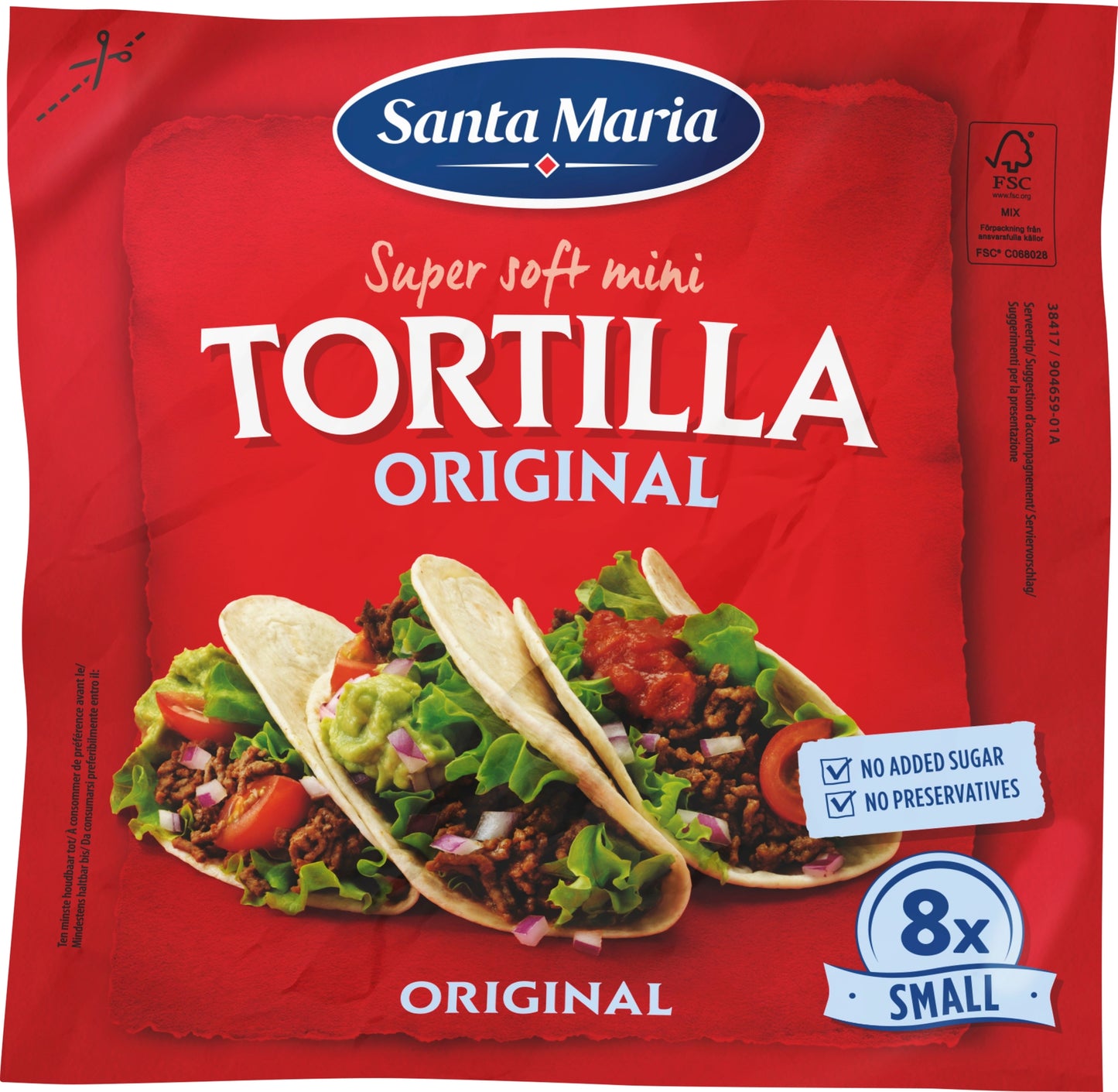 Santa Maria Mini tortilla