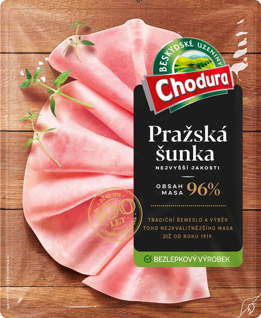 Chodura Pražská šunka nejvyšší jakosti (96% masa)