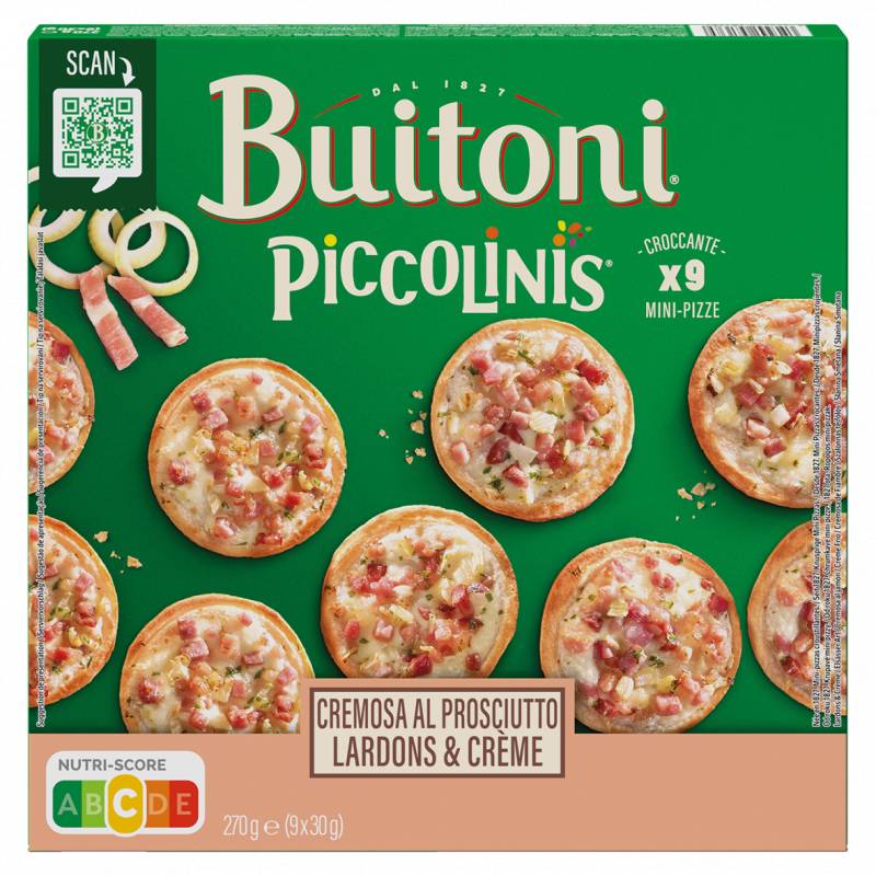 Buitoni Piccolinis Cremosa al Prosciutto 9x30g