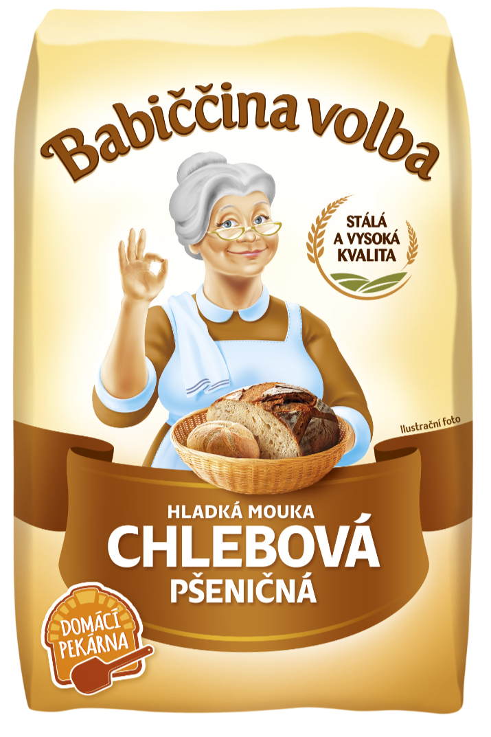 Babiččina Volba Pšeničná hladká chlebová