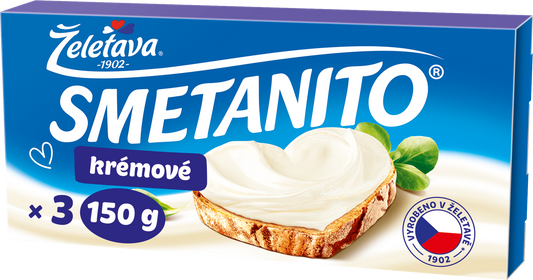 Smetanito Tavený sýr (3 ks)