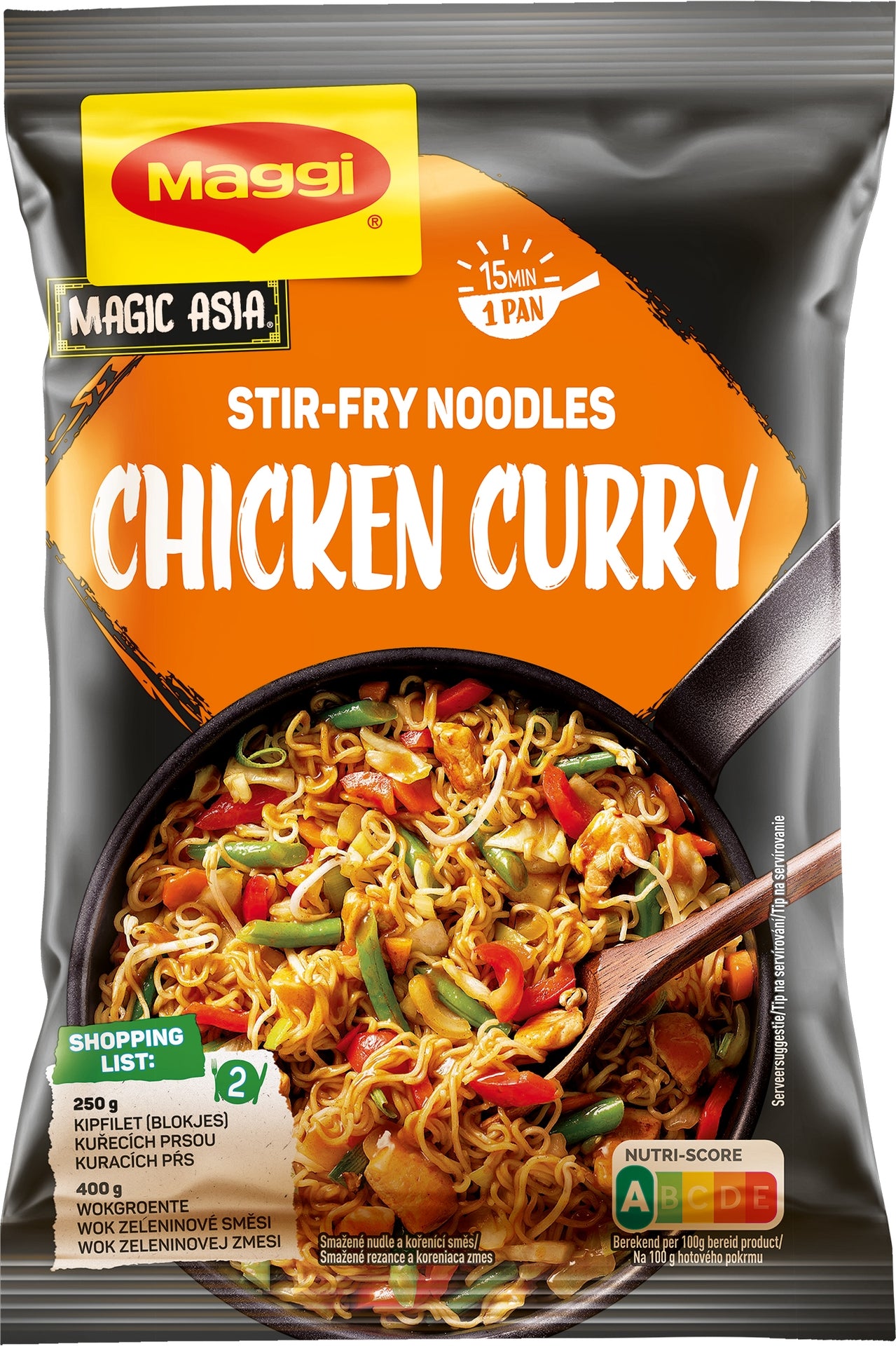 Maggi Nudle z pánve Kuře na kari sáček
