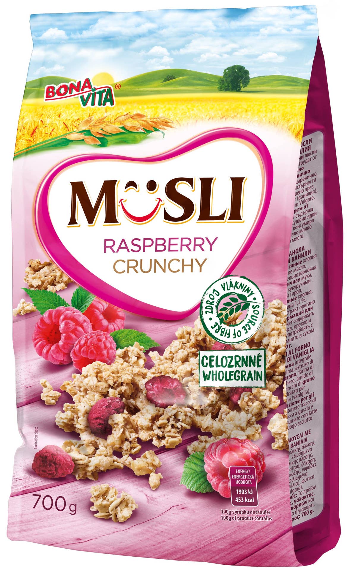 Bonavita Musli s malinami zapékané & křupavé