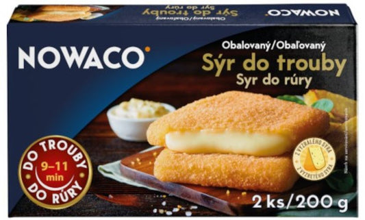 Nowaco Obalovaný sýr do trouby 2x100g