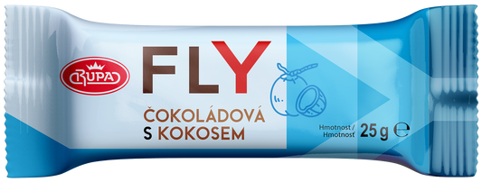 Fly tyčinka čokoláda s kokosem