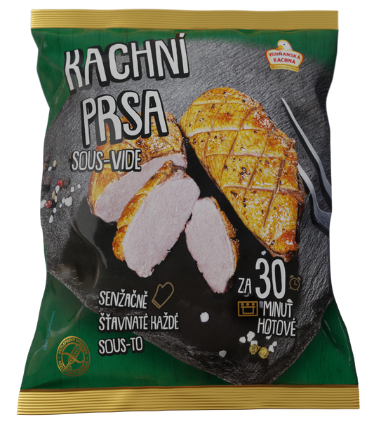 Vodňanská kachna Kachní prsa pečená Sous-vide