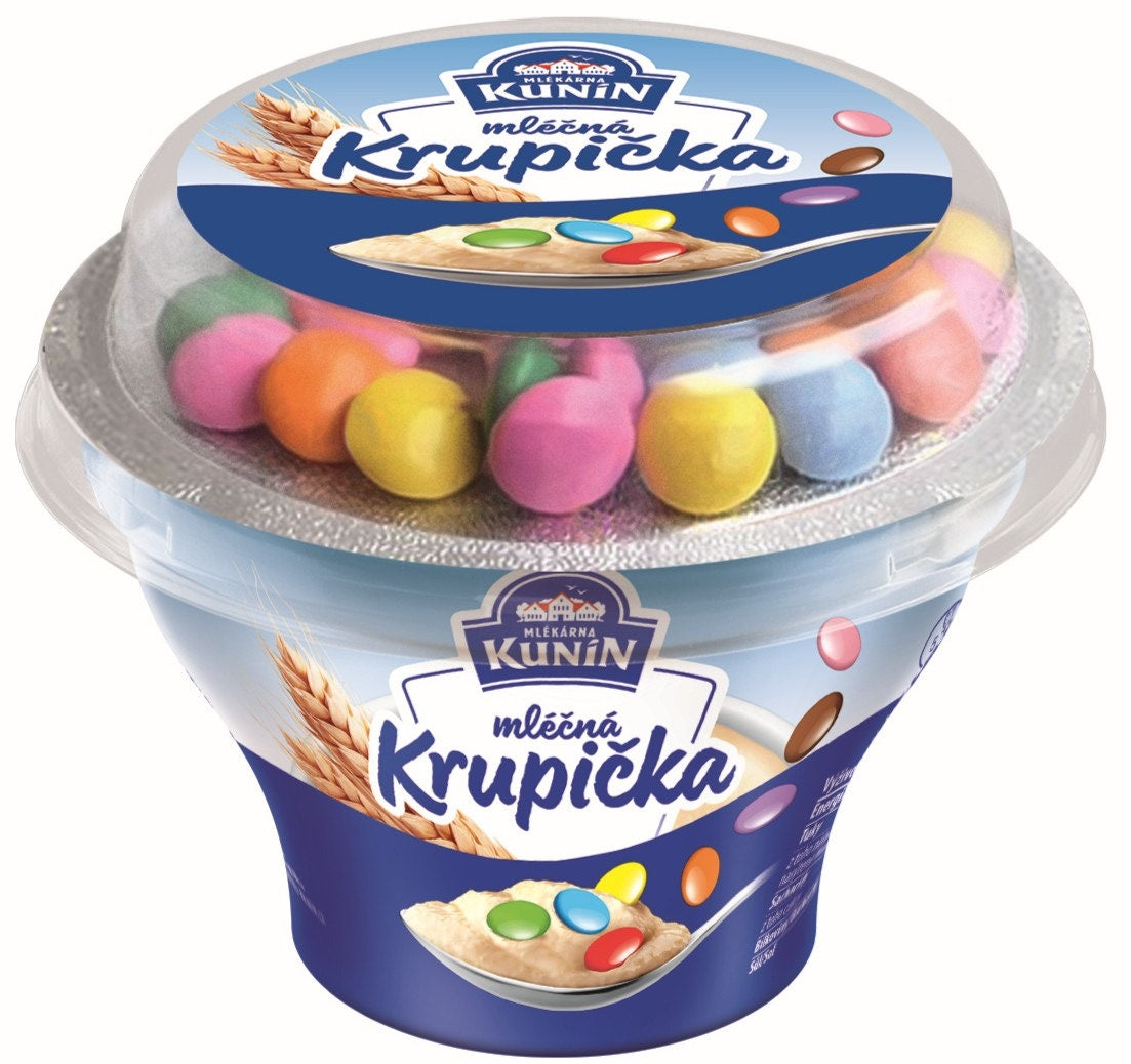 Mlékárna Kunín Mléčná krupička s čokoládovým dražé