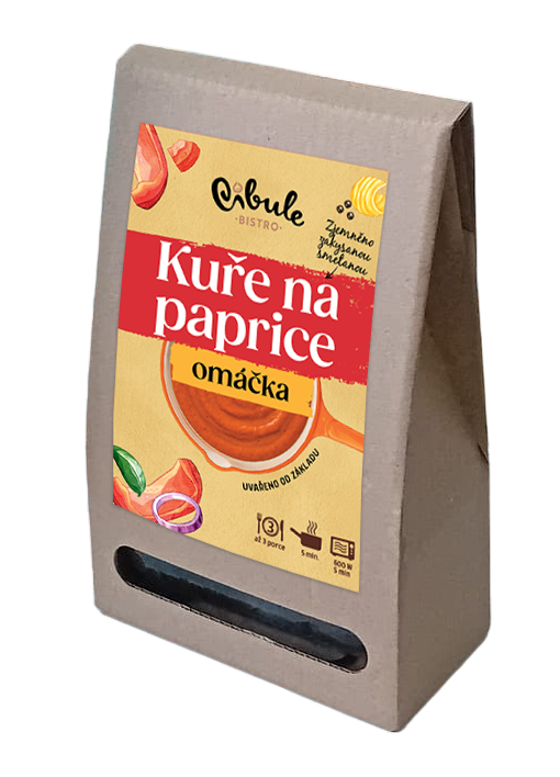 Cibule Bistro Kuře na paprice omáčka