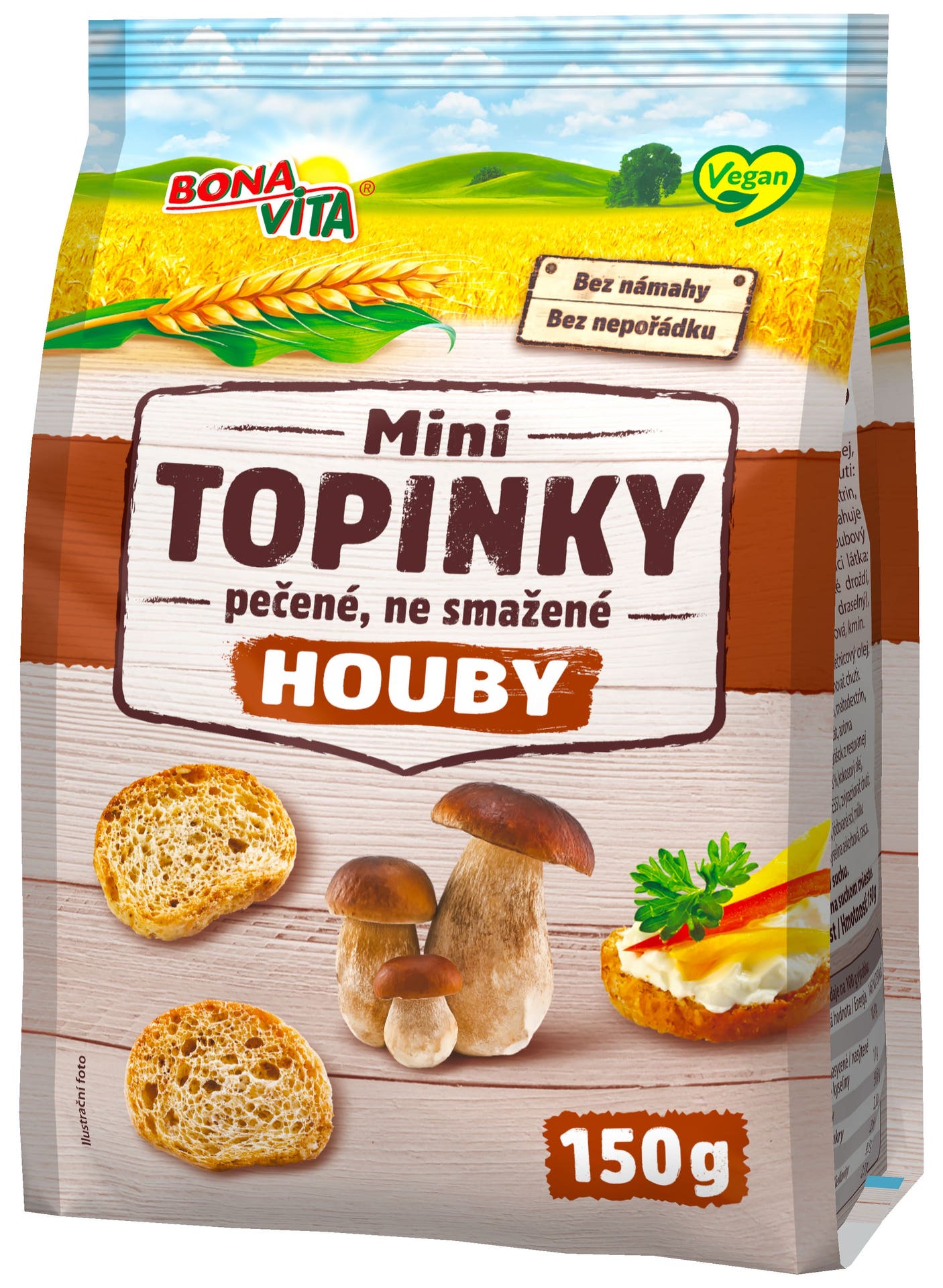 Bonavita Mini topinky houby