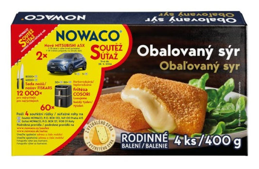 Nowaco Sýr obalovaný předsmažený – rodinné balení