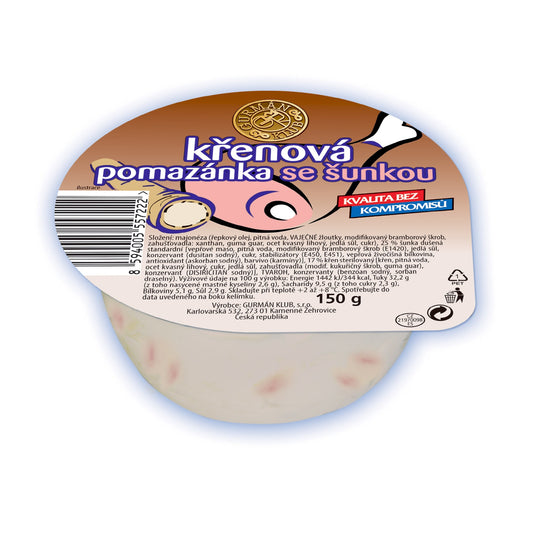 Gurmán Klub Křenová pomazánka se šunkou