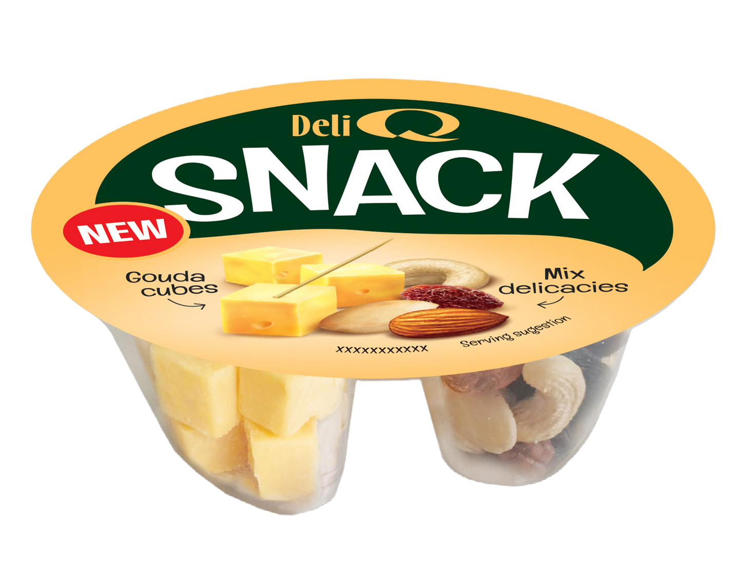 Deli Q Snack Gouda cubes/Mix delicacies